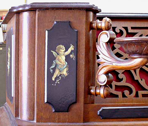 Reed Organ Cherub Restoration