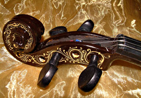 Violin with Grotesques