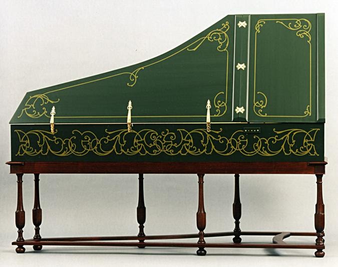 Colmar Ruckers with Fantasy Landscape — closed lid view showing the decorated exterior case